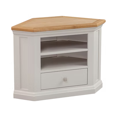 Cotswold Corner TV Cabinet Painted Pine Construction