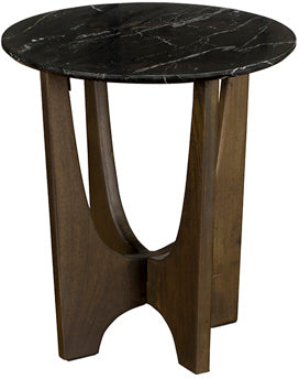 Dalston Lamp Table Mango Wood Marble Top