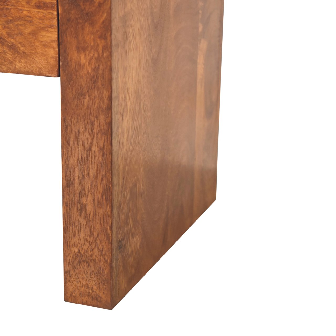 Darcy Chestnut Bedside. 100% Solid Mango Wood