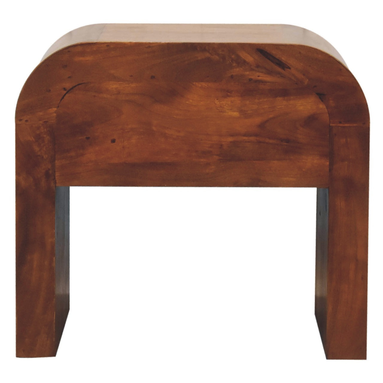 Darcy Chestnut Bedside. 100% Solid Mango Wood