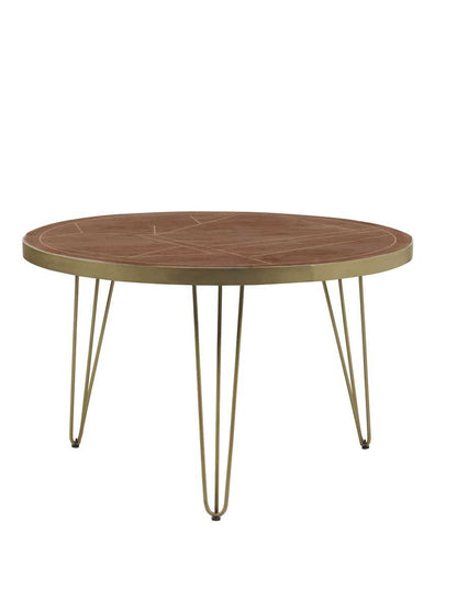 Dark Gold Dining Table. 100% Solid Mango Wood