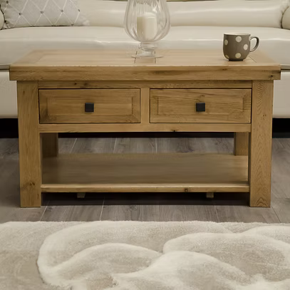 Deluxe 3' x 2' Coffee Table  100% Solid Oak