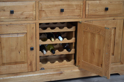 Deluxe Large Sideboard 100% Solid Oak3