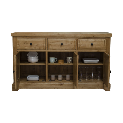 Deluxe Large Sideboard 100% Solid Oak4
