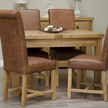 Deluxe Small Butterfly Extending Table 100% Solid Oak