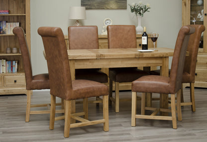 Deluxe Small Butterfly Extending Table 100% Solid Oak