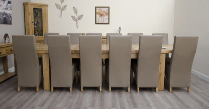 Deluxe Twin Leaf Extending Table 100% Solid Oak
