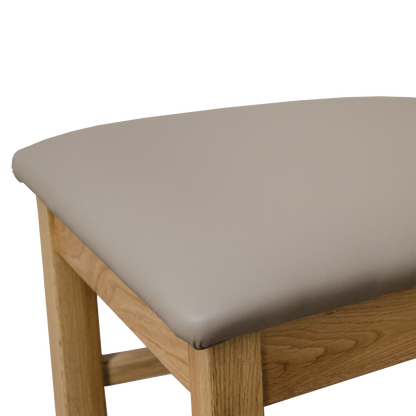 Deluxe Wave Chair – Mushroom Pad 100% Solid Oak2