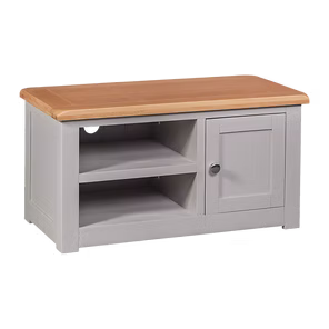 Diamond 1 Door TV Cabinet. Painted pine