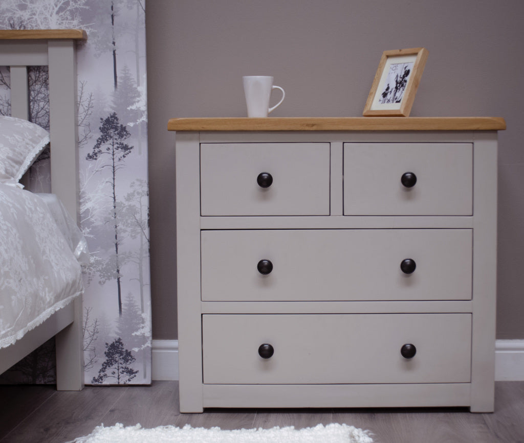 Diamond 4 Chest painted pine