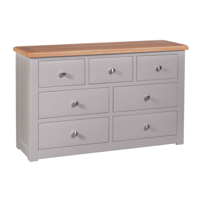 Diamond 7 Drawer Chest. Painted pine