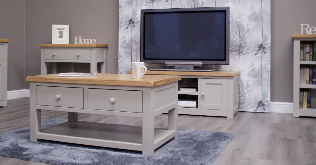 Diamond Coffee Table. Painted pine