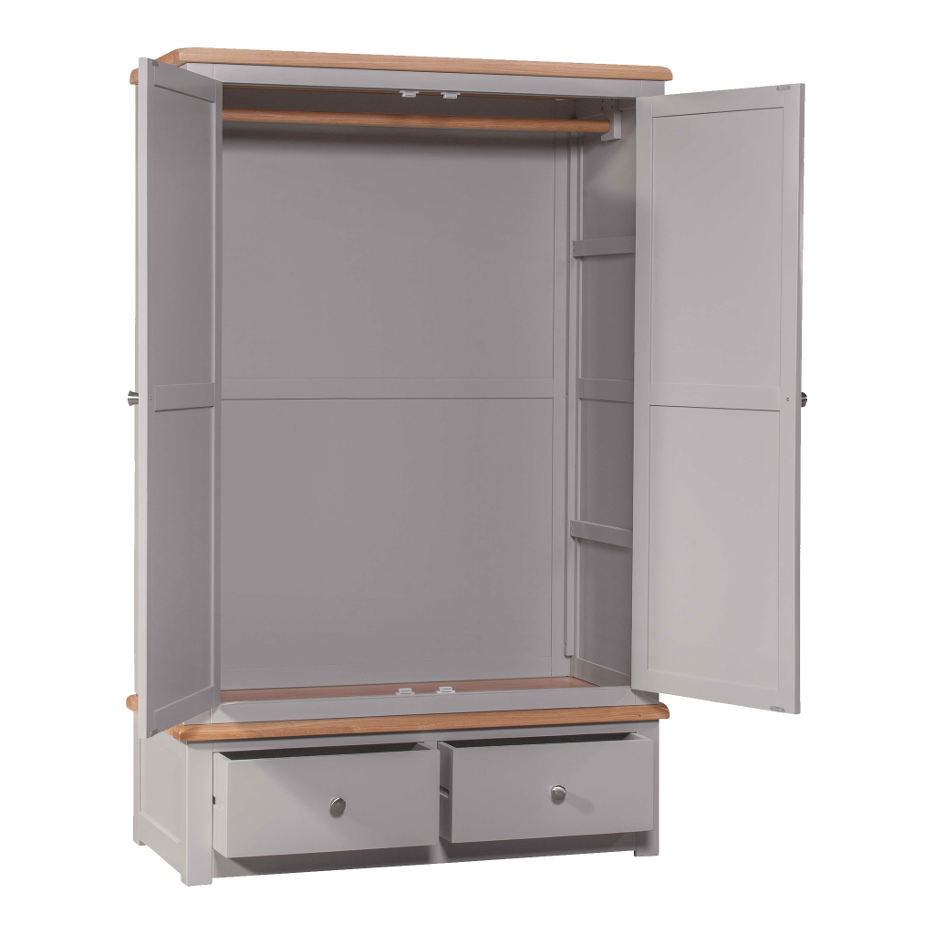 Diamond Double Wardrobe. Painted pine