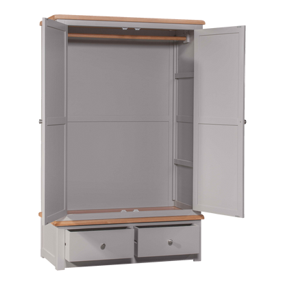 Diamond Double Wardrobe. Painted pine