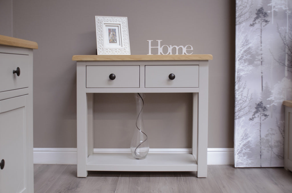 Diamond Hall Table. Painted pine