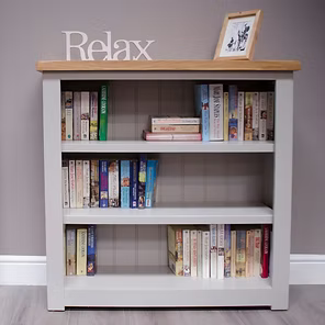 Diamond Small Bookcase .Painted pine