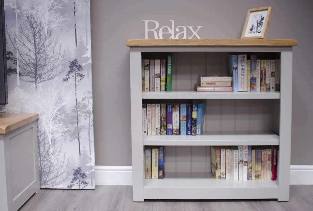 Diamond Small Bookcase .Painted pine