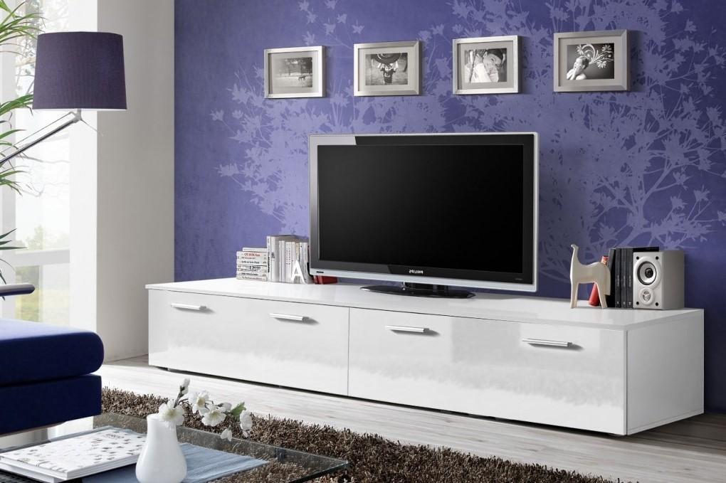 Duo TV Cabinet in Black and/or White Gloss