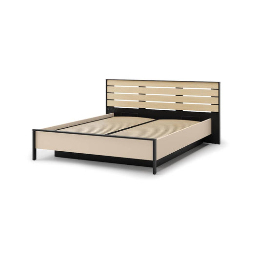 Enna EN-02 Ottoman Bed [EU King]Beige and Black