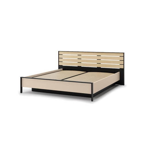 Enna EN-02 Ottoman Bed [EU Super King] Beige and Black