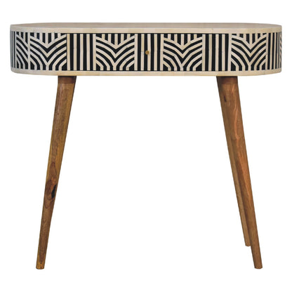 Edessa Bone Inlay Console Table 100% Solid Mango Wood