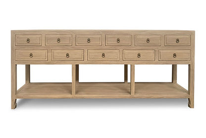 Ferringhi Console Large. Reclaimed Elm Wood