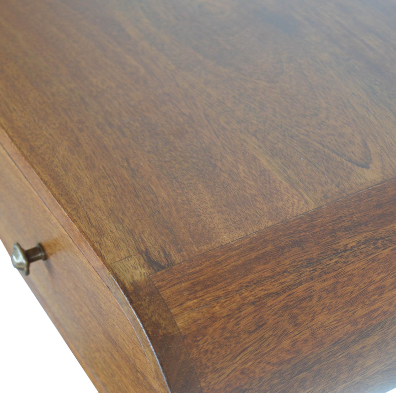 Floating Chestnut London Console. 100% Solid Mango Wood