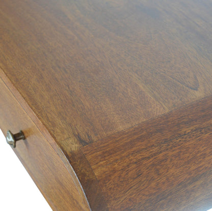Floating Chestnut London Console. 100% Solid Mango Wood