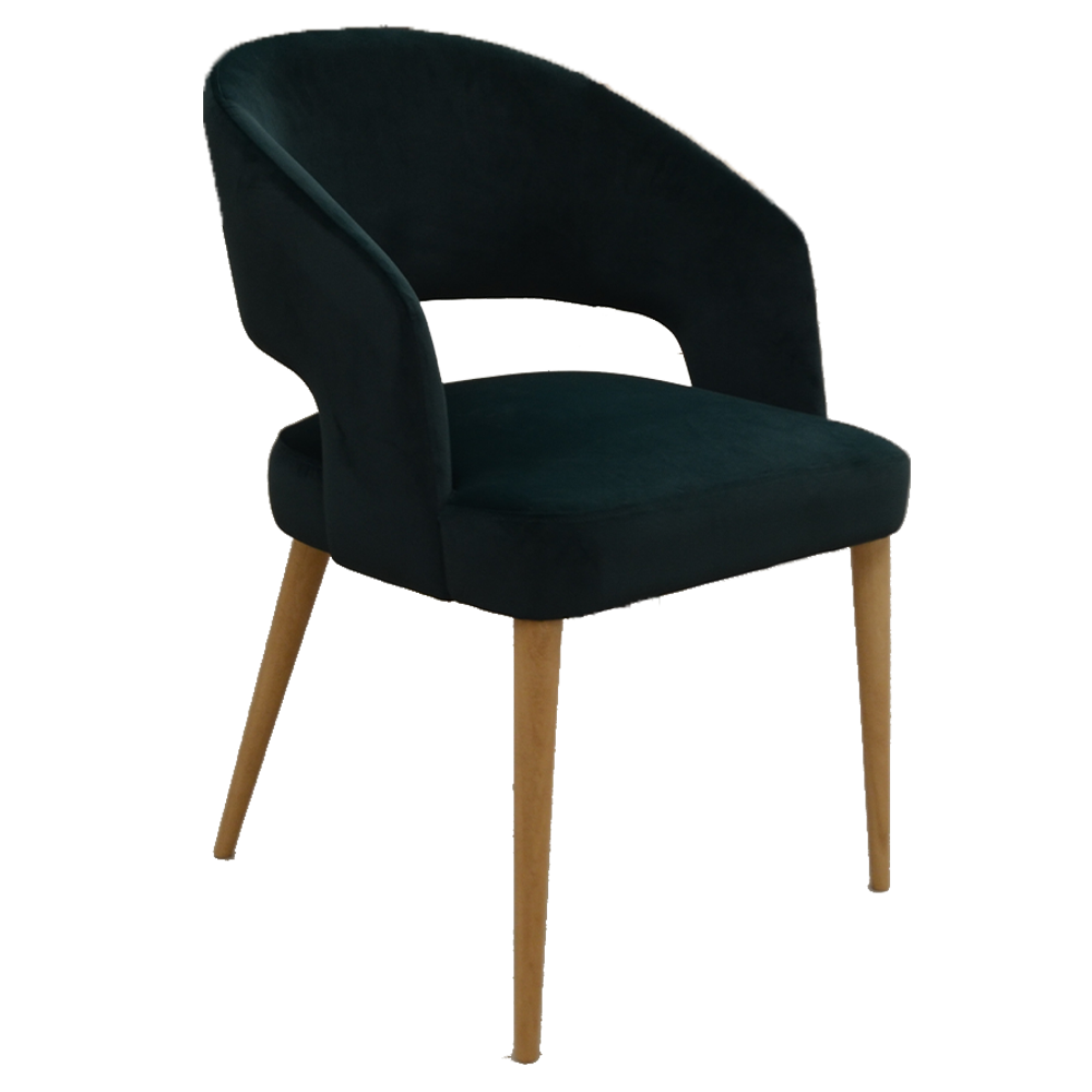 Genoa Chair Solid Oak Legs. 3 Colours Available