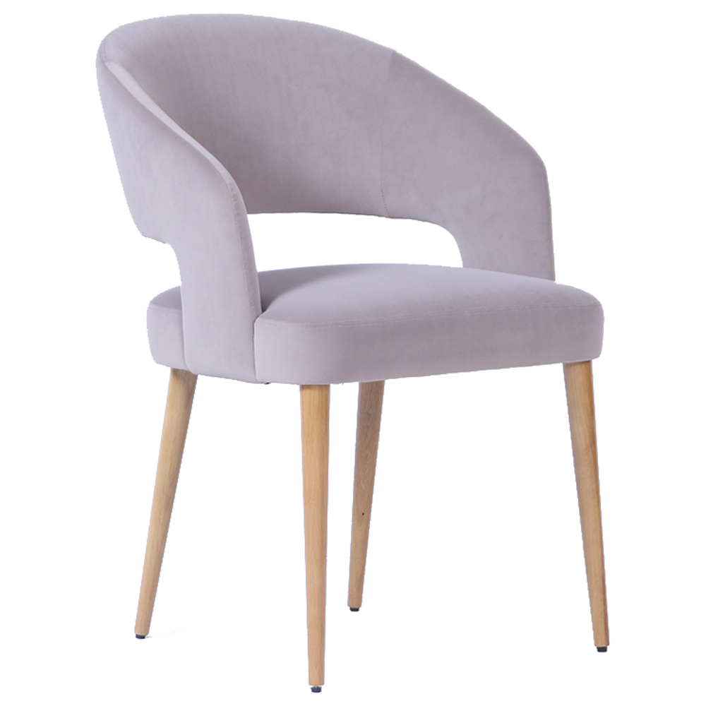 Genoa Chair Solid Oak Legs. 3 Colours Available