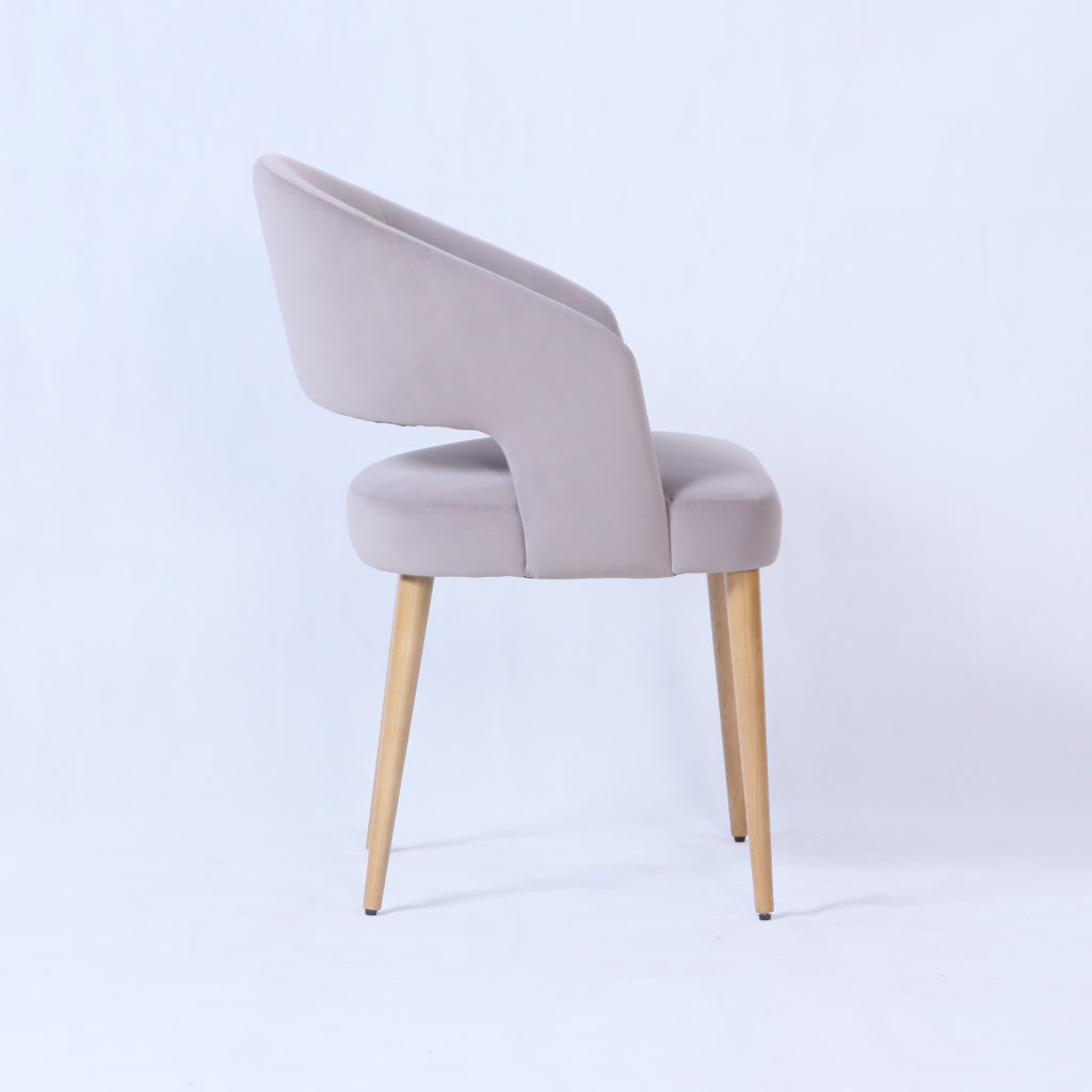 Genoa Chair Solid Oak Legs. 3 Colours Available