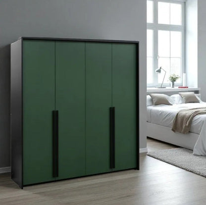 Genua 4 Door Wardrobe 4 Colours Available 210cm Wide