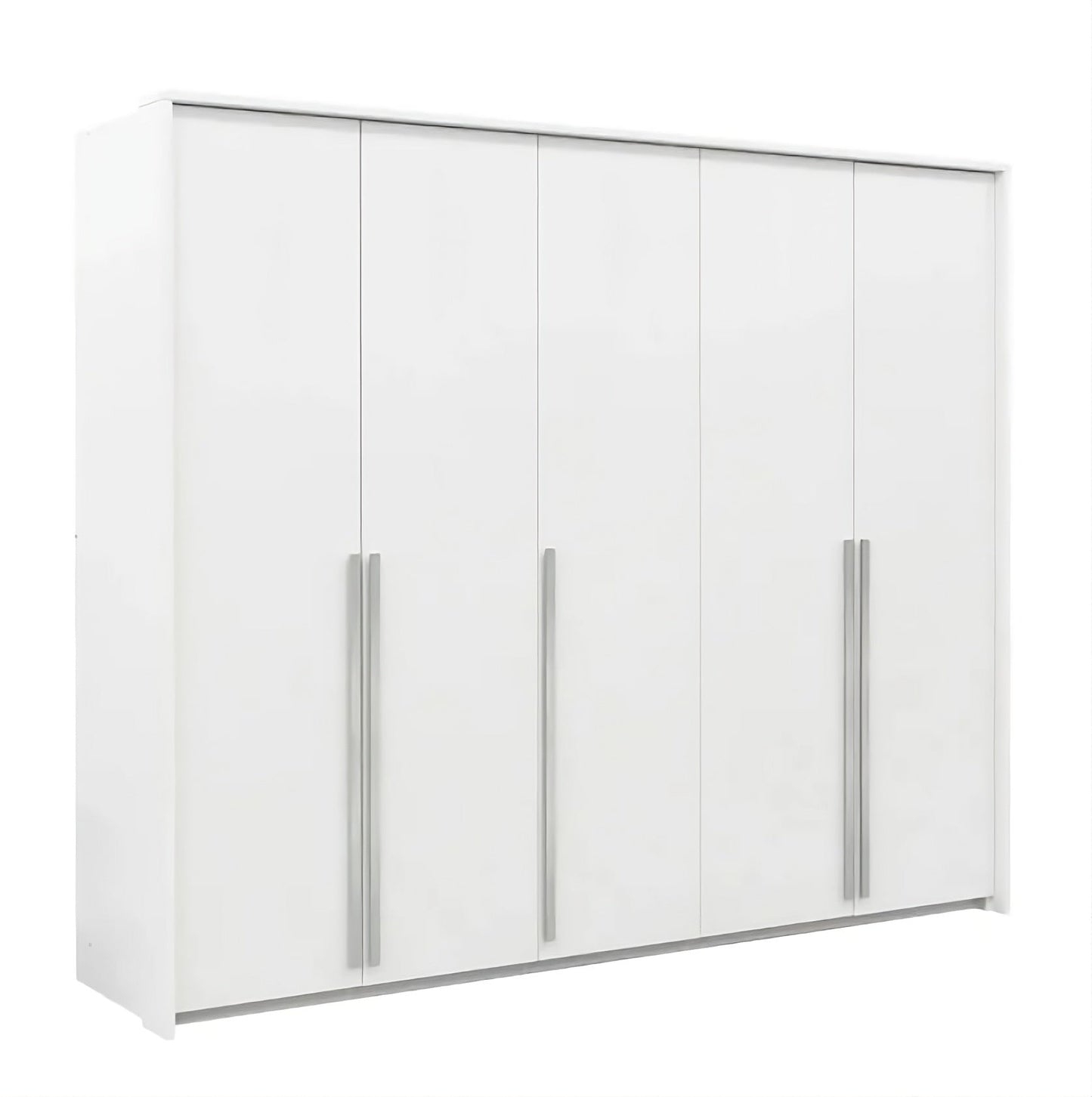 Genua 5-Door Wardrobe - 4 Colour Options 255cm Wide