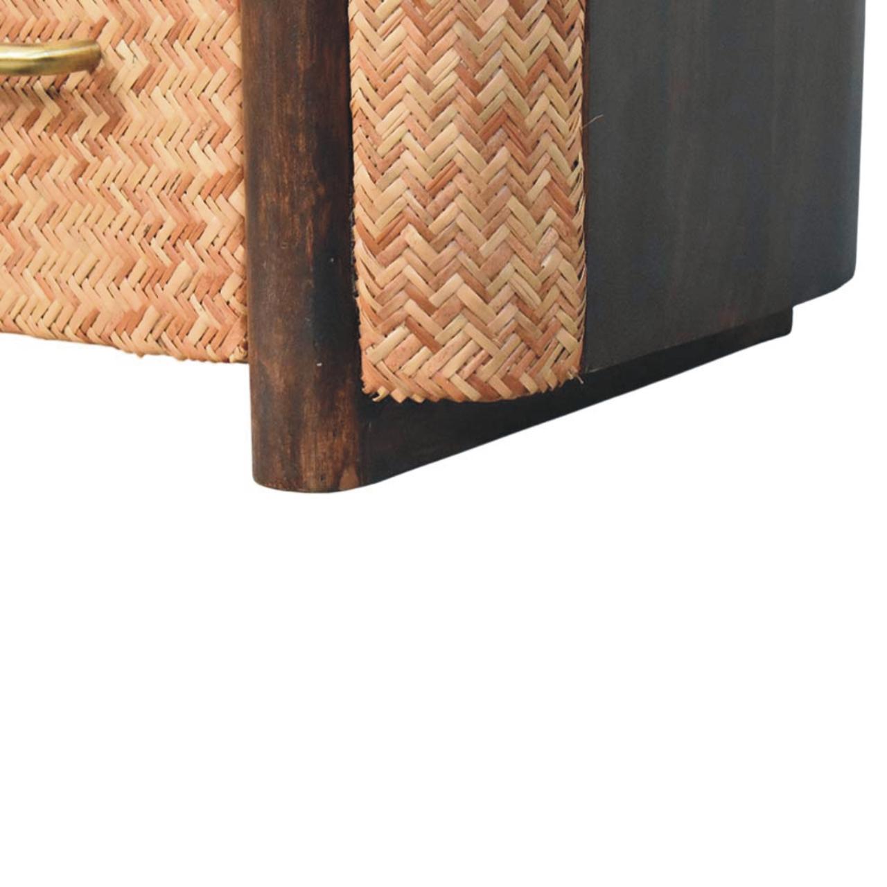 Havana Canefront Drawers. Solid Mango Wood