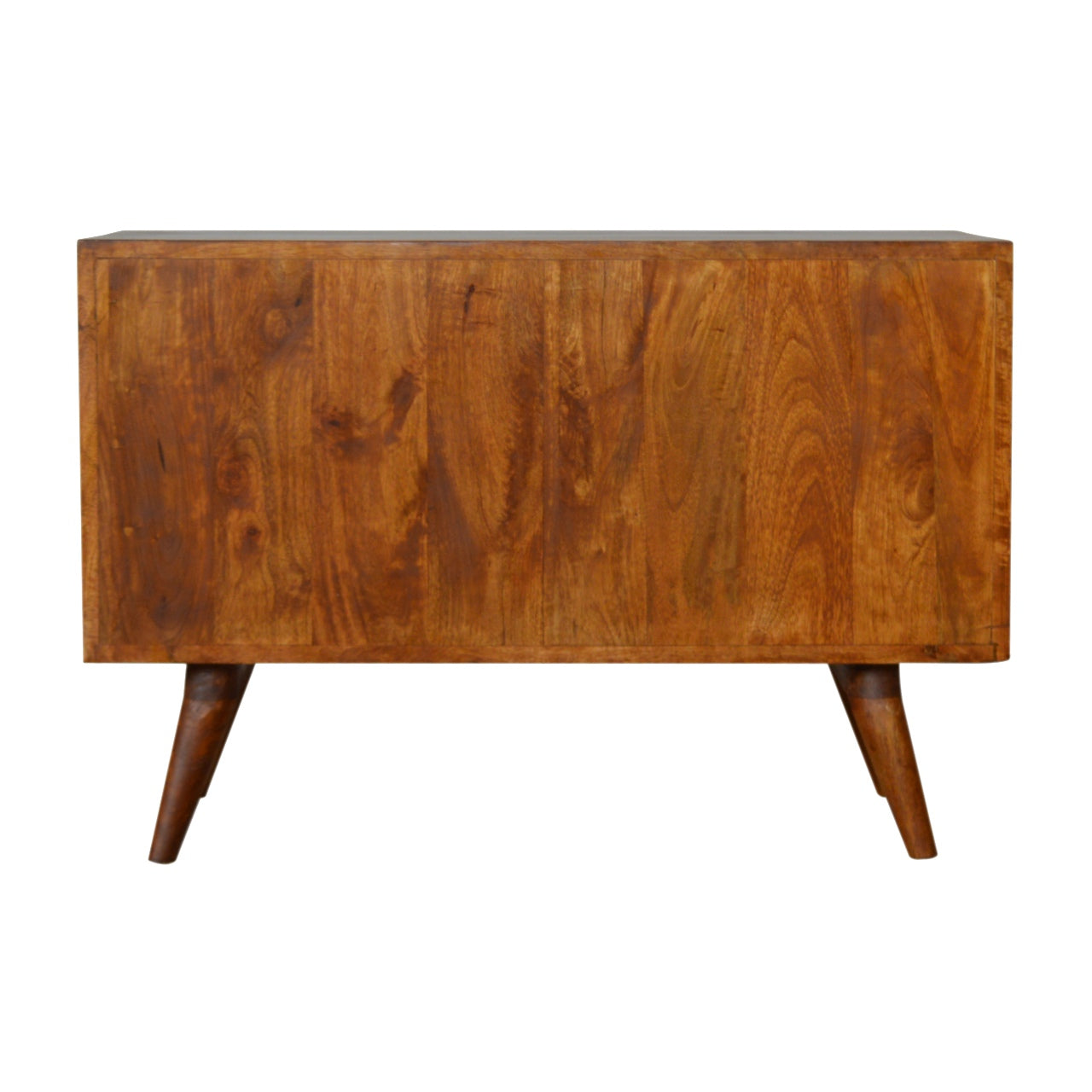 Carved Chestnut Sideboard 100% Solid Mango Wood