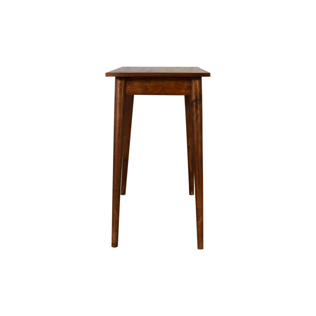 2 Drawer Chestnut Writing Desk 100% Solid Mango Wood
