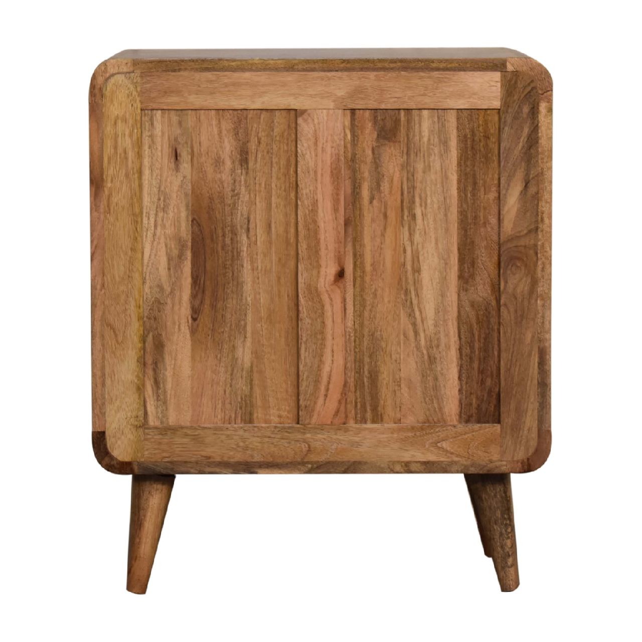 Mini Curved Oak-ish Chest 100% Solid Mango Wood