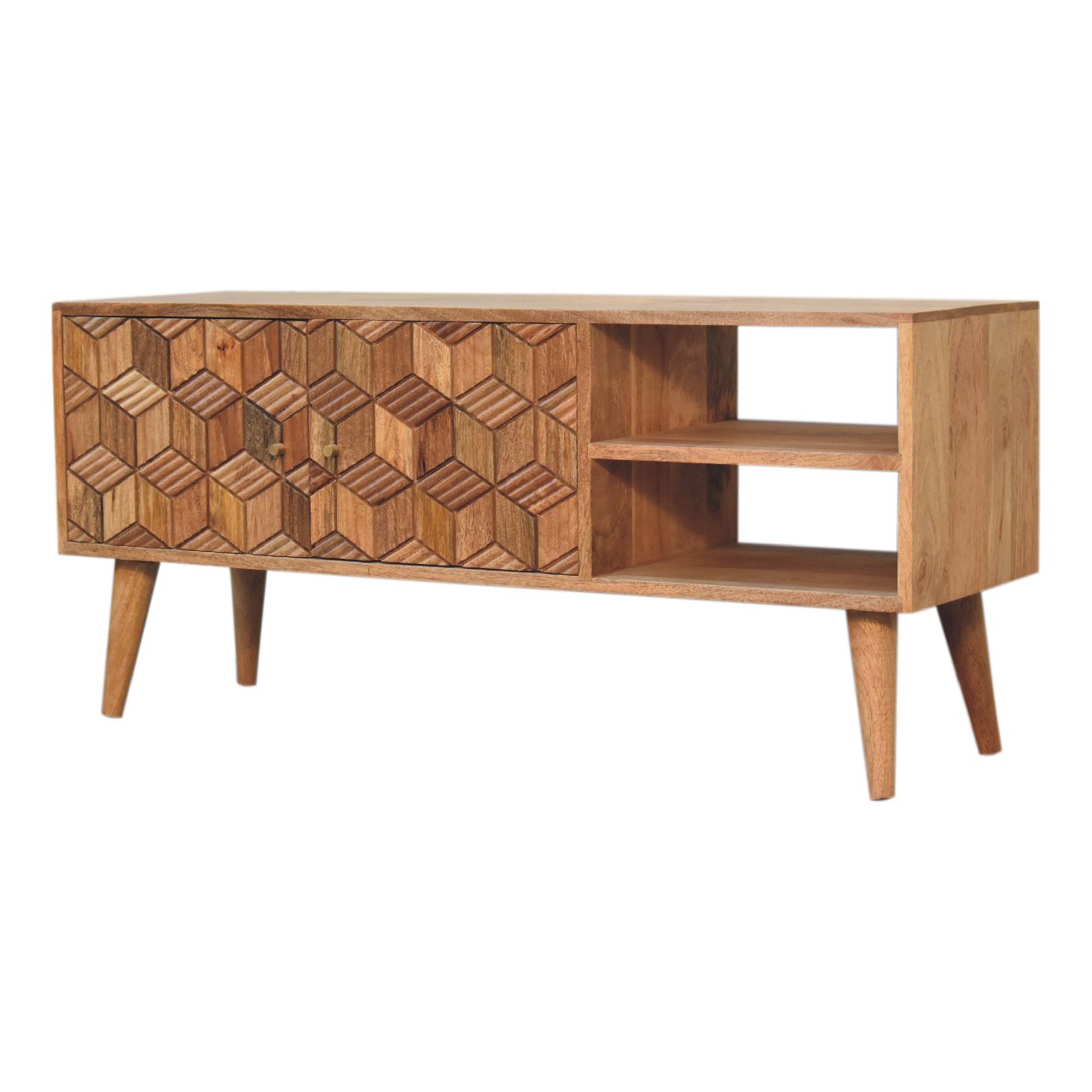 Cubana Media Unit 100% Solid Mango Wood