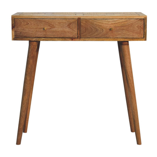 Larissa Aztec Console Table 100% Solid Mango Wood