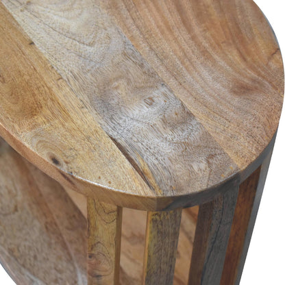 Ariella Single Shelf Bedside. 100% Solid Mango Wood