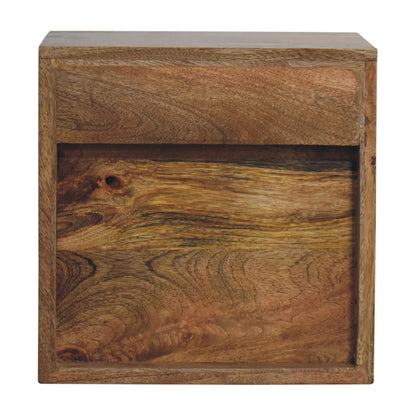 Floating Mini Classic Bedside. 100% Solid Mango Wood