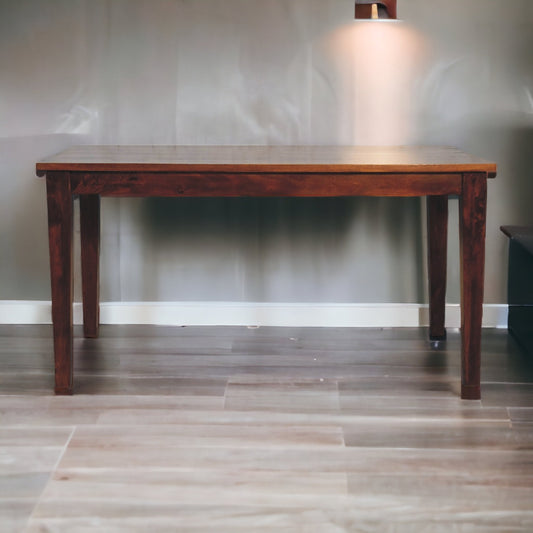 Chestnut Dining Table 100% Solid Mango Wood