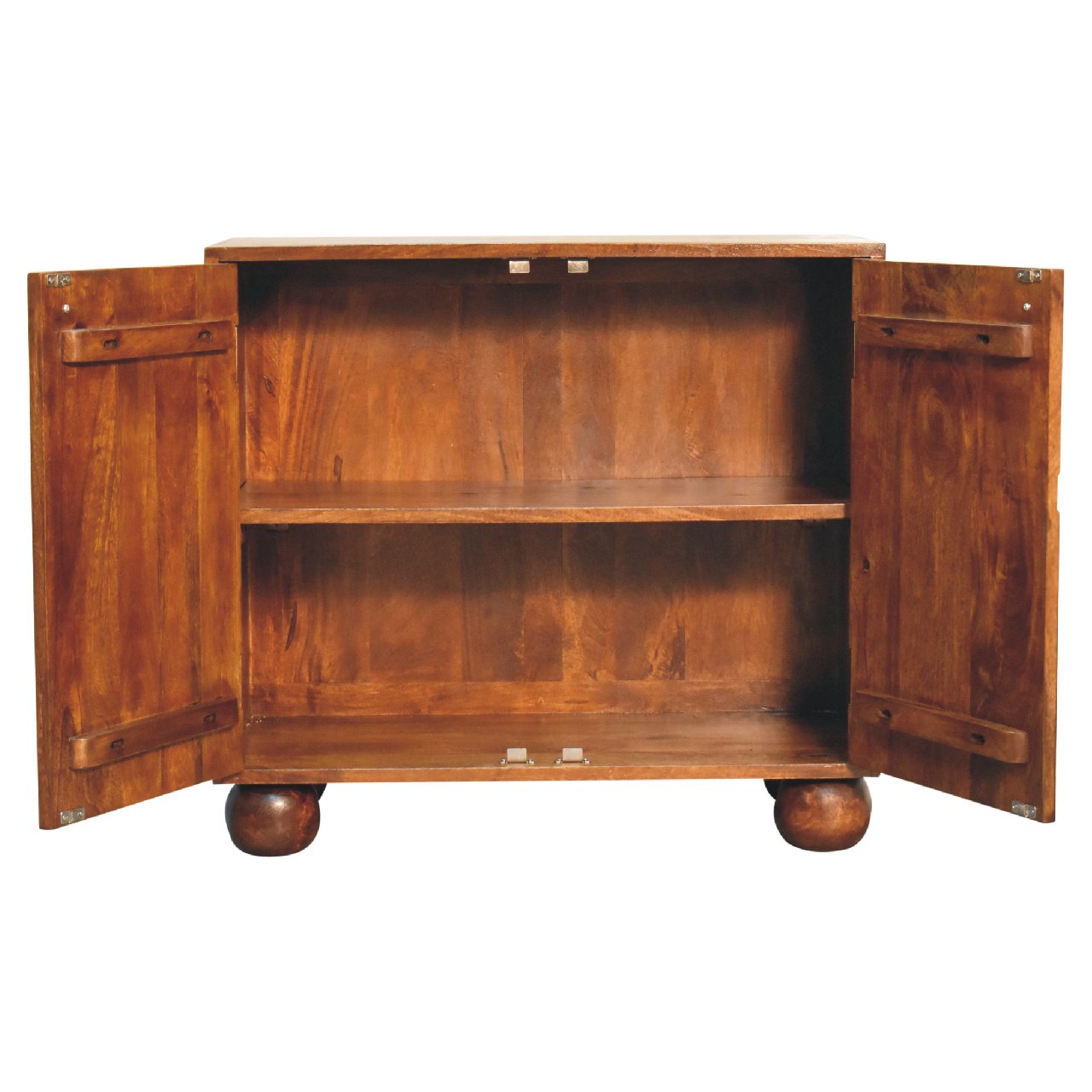 Chestnut Dice Cabinet 100% Solid Mango Wood
