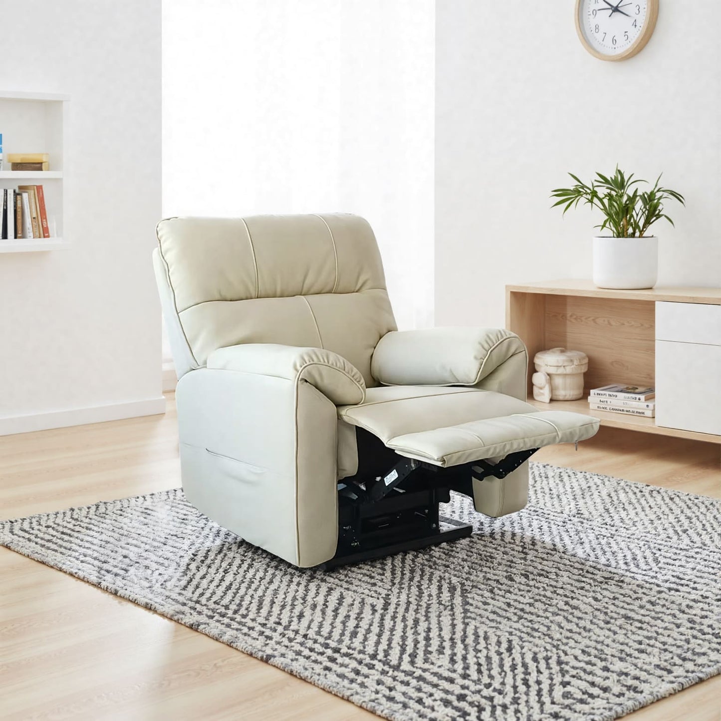 Knightsbridge Leather Recliner - Dual Motor with Heating & Massage