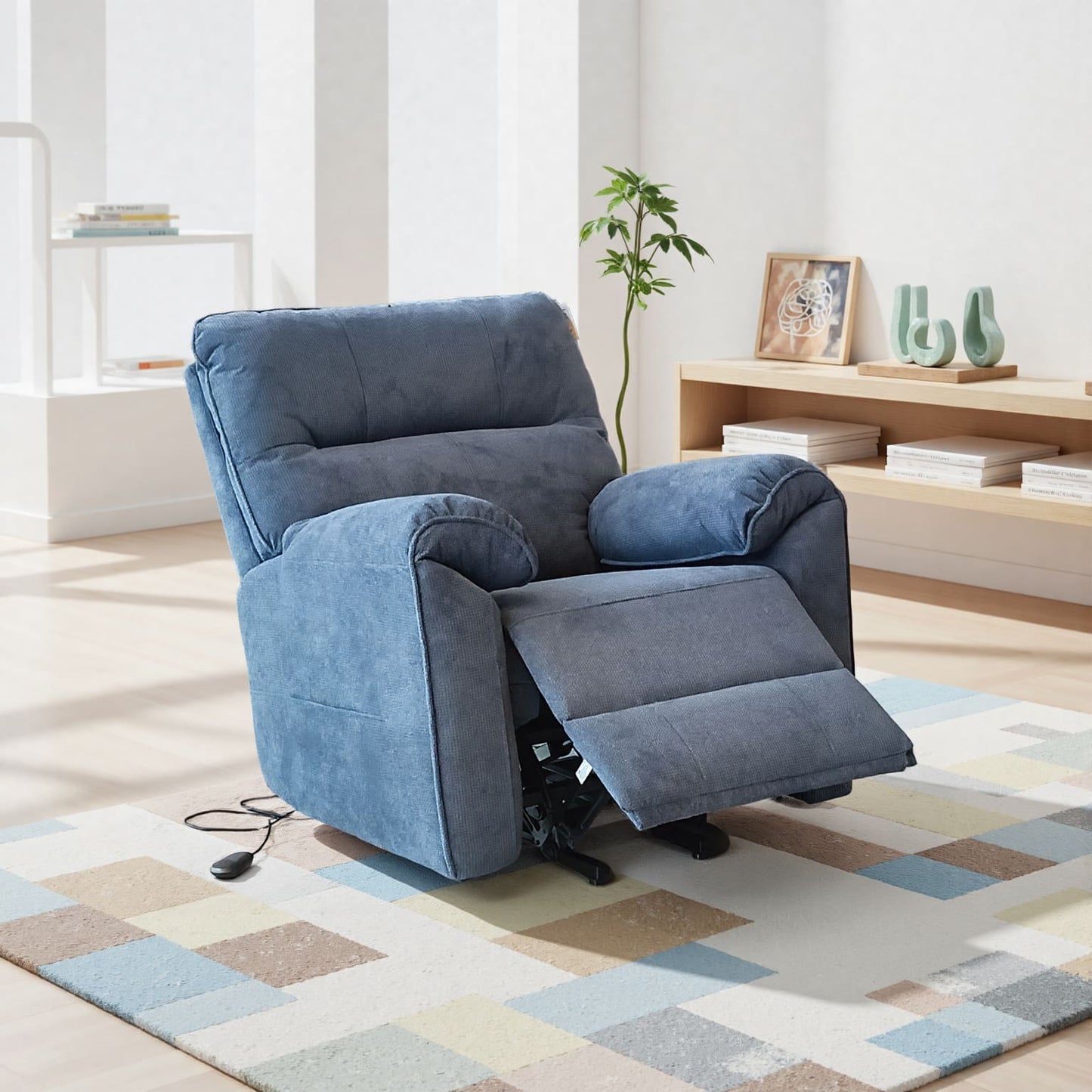 Knightsbridge Recliner - Single Motor Midnight Blue