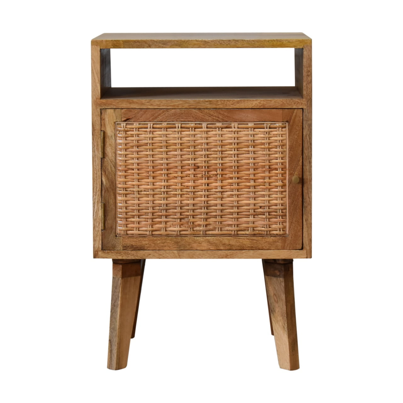 Knit Door Bedside. 100% Solid Mango Wood