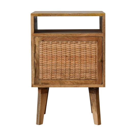 Knit Door Bedside. 100% Solid Mango Wood
