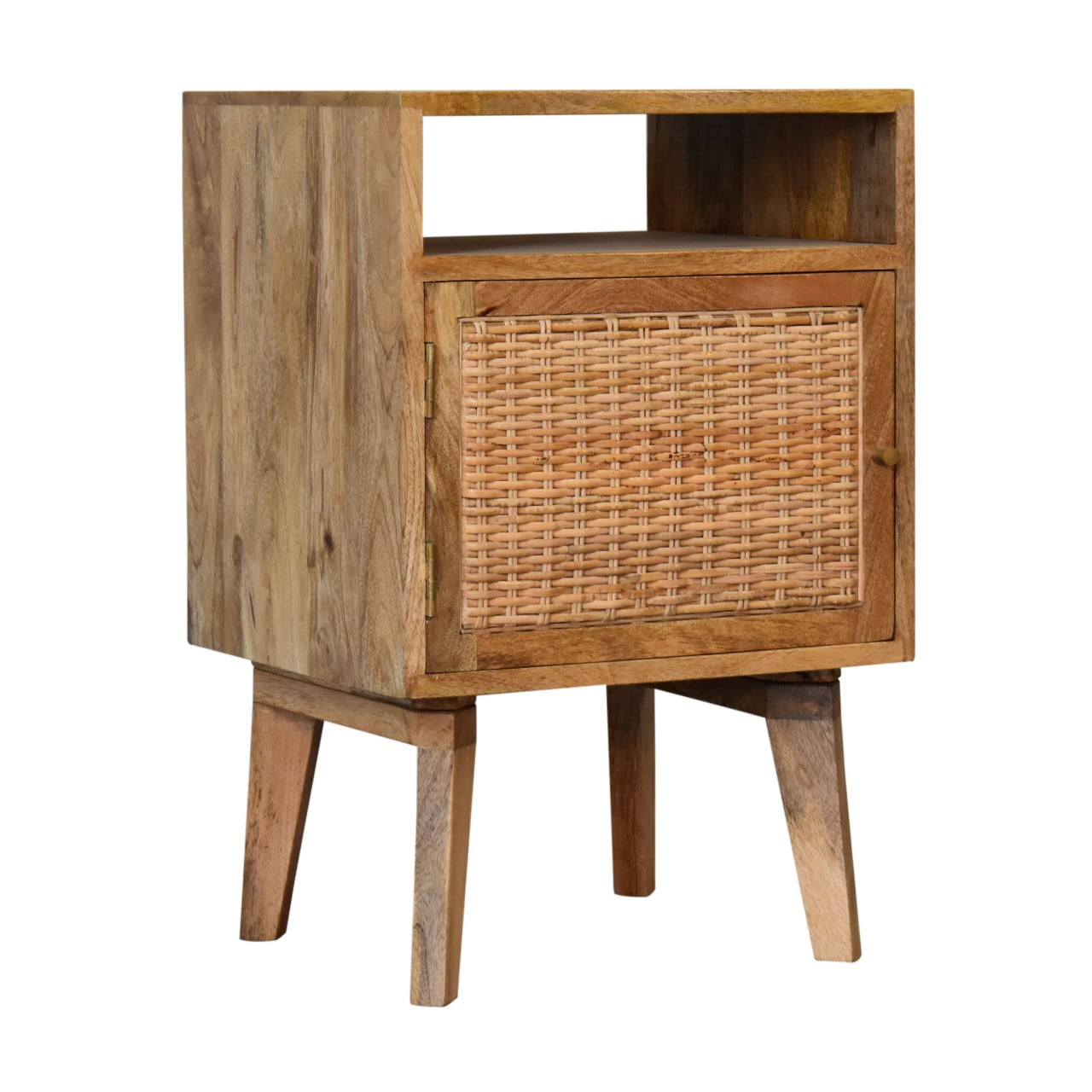 Knit Door Bedside. 100% Solid Mango Wood