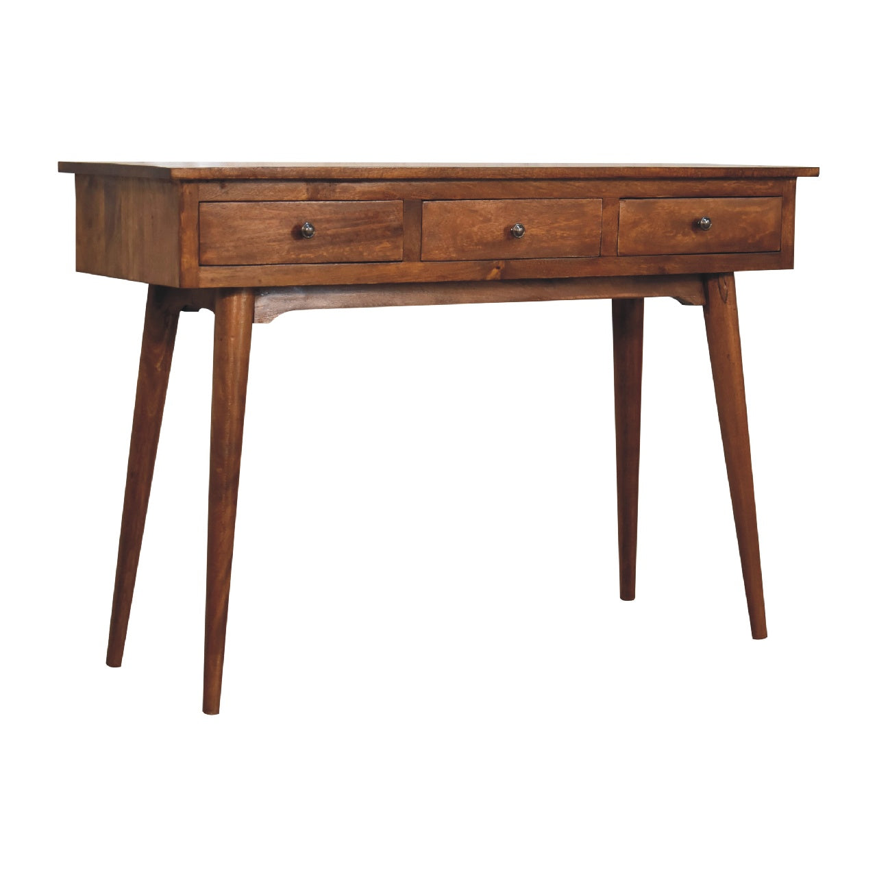Large  Chestnut Console. 100% Solid Mango Wood