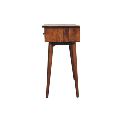 Large  Chestnut Console. 100% Solid Mango Wood